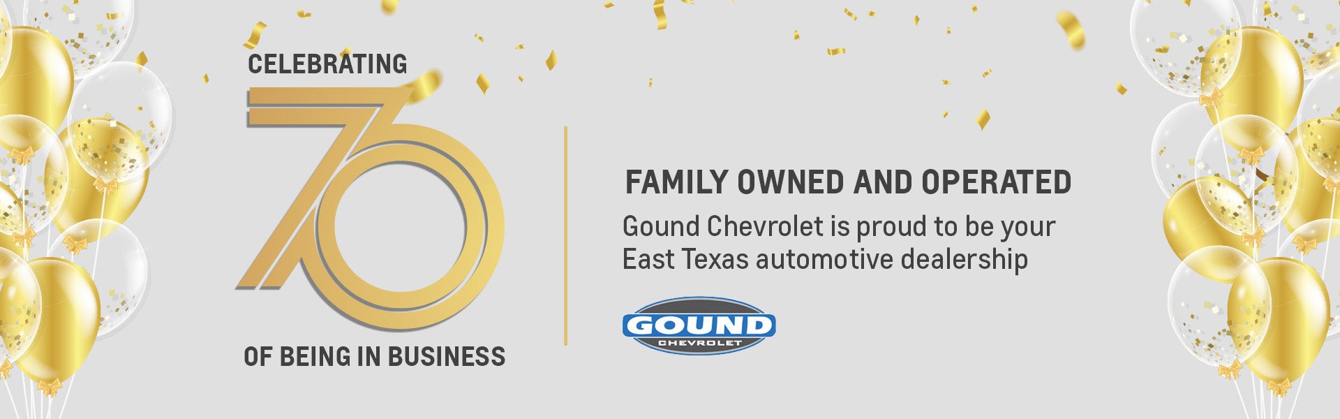 Celebrating 70 Years of Business 