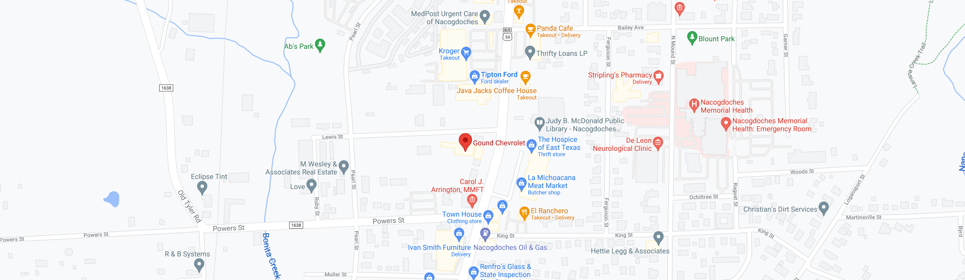 Gound Chevrolet NACOGDOCHES TX